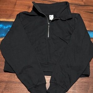 all in motion Women's Black Half-Zip Sweater
